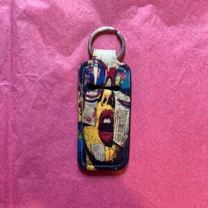 Colorful Pop Art Keychain